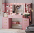 Rosalie™ Deluxe Hollywood Vanity with Lighted Mirror