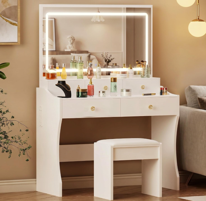 The Elodie™ Glow Vanity with LED Mirror