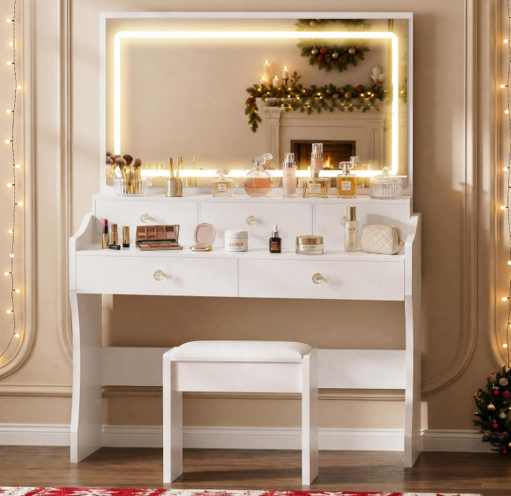 The Elodie™ Glow Vanity with LED Mirror