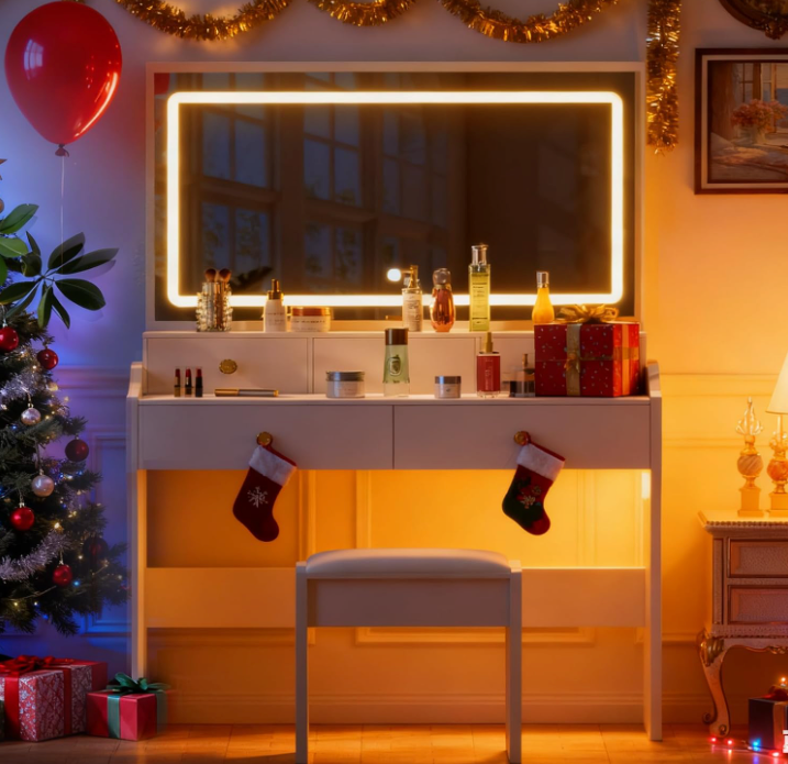 The Elodie™ Glow Vanity with LED Mirror