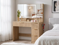 The Sienna™ Luxe Vanity with Tri-Fold LED Mirror