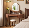 The Colette™ Arched Walnut Vanity