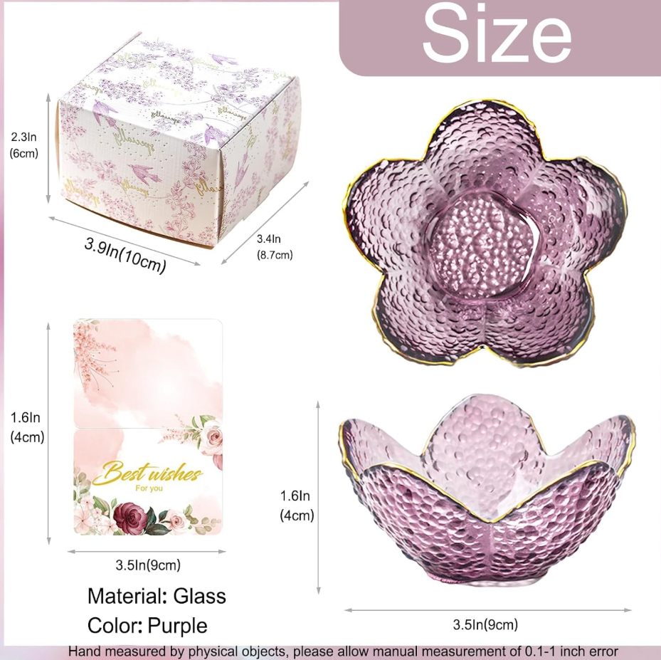 The Fleur™ Glass Flower Jewelry Dish